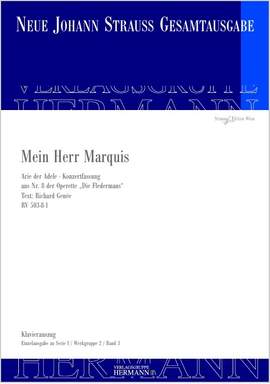 Strauß (Son), J: Die Fledermaus - Mein Herr Marquis (Nr. 8)