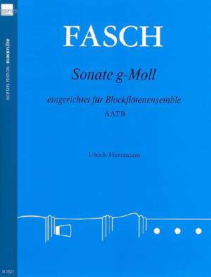 Fasch, J F: Sonate g-Moll