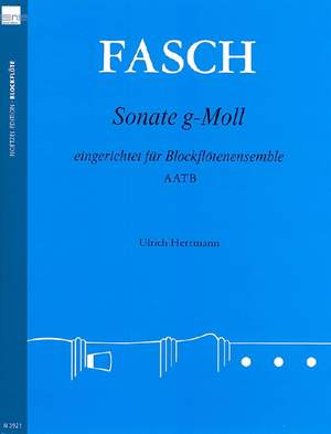Fasch, J F: Sonate g-Moll G minor