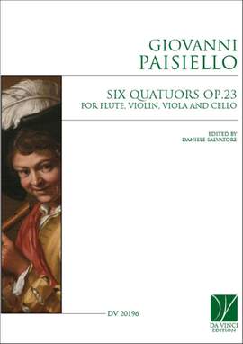 Giovanni Paisiello: Six Quatuors op.23 for Flute and string
