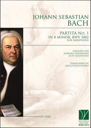 Johann Sebastian Bach: Partita No. 1 in B minor BWV 1002, for Saxophone