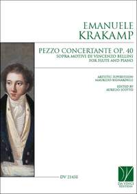 Emanuele Krakamp: Pezzo concertante per pianoforte e flauto