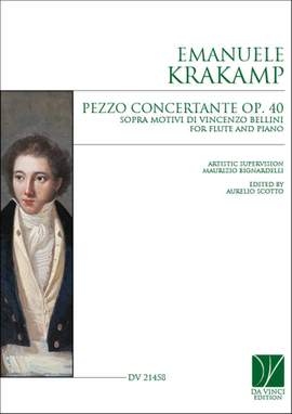 Emanuele Krakamp: Pezzo concertante per pianoforte e flauto
