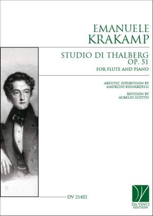 Emanuele Krakamp: Studio di Thalberg, for Flute and Piano Op. 51
