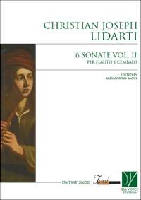 Christian Joseph Lidarti: 6 sonate Vol.II, per flauto e cembalo