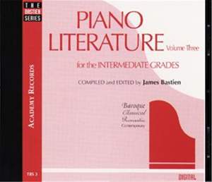 James Bastien: Piano Literature Volume 3 (CD)