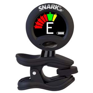 Snark rechargeable clip on tuner - black