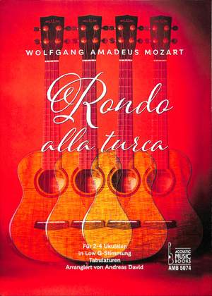 Andreas David: W. A. Mozart - Rondo alla turca für 1-4 Ukulelen.