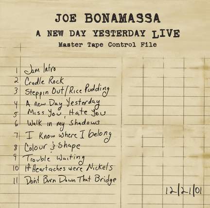A New Day Yesterday Live