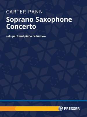 Pann, C: Soprano Saxophone Concerto