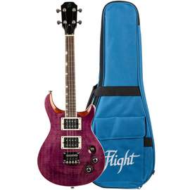 Vanguard Tenor Electric Ukulele - Trans Purple