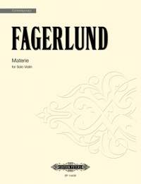 Fagerlund, Sebastian: Materie (solo violin)