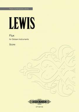 Lewis, George: Flux for Sixteen Instruments (score)