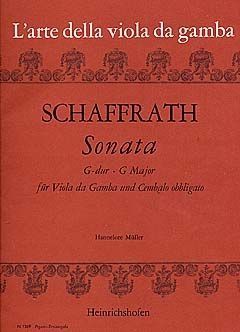 Schaffrath, C: Sonate G-Dur G major