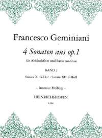 Geminiani, F: 4 Sonaten aus op. 1 2