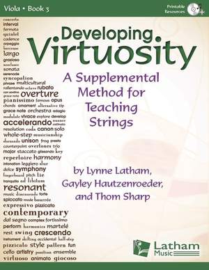 Latham, Lynne: Developing Virtuosity Book 3 (vla)