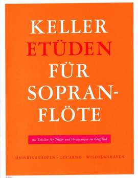 Keller, G: Etüden für die Sopranblockflöte