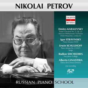 Kabalevsky, Stravinsky & Others: Piano Works (Live)