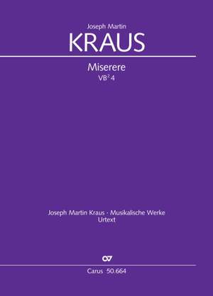Joseph Martin Kraus: Miserere in C minor, VB2 4