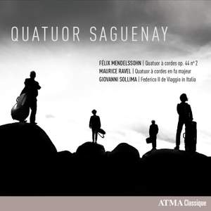 Mendelssohn, Ravel & Sollima: String Quartets