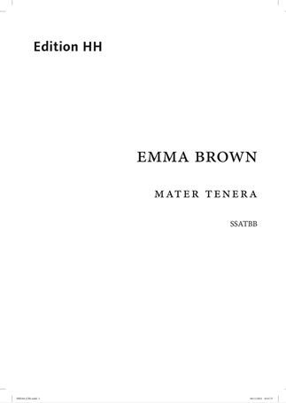 Brown, E: Mater tenera