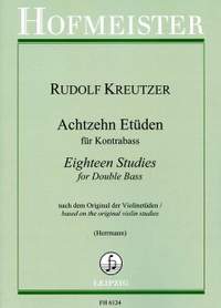 Kreutzer, R: Eighteen Studies for Double Bass