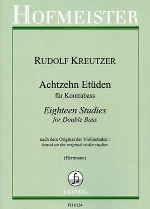 Kreutzer, R: Eighteen Studies for Double Bass