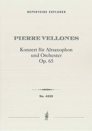 Vellones, Pierre: Concerto pour Saxophone-Alto et Orchestre Op. 65