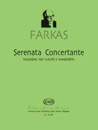 Farkas, Ferenc: Serenata Concertante (flute and piano)