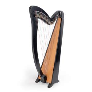 MMX celtic harp in black - 36 strings