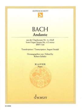 Bach, J S: Andante from Organ Sonata No. 4 in E minor, BWV528