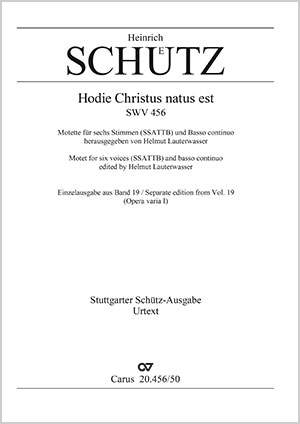 Schütz: Hodie Christus natus est (Christ der Herr ist geboren heut) (SWV 456; FDur)