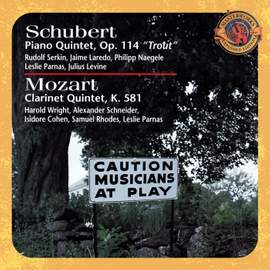 Schubert: Piano Quintet in A major, D. 667 'Trout Quintet' & Mozart: Clarinet Quintet in A Major, K. 581
