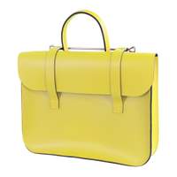 Oxford Traditional leather music case - Lemon