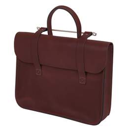 Oxford Traditional leather premium music case - Bordeaux