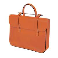 Oxford Traditional leather premium music case - Orange