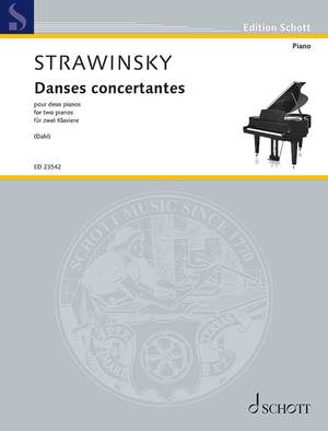 Stravinsky, I: Danses concertantes