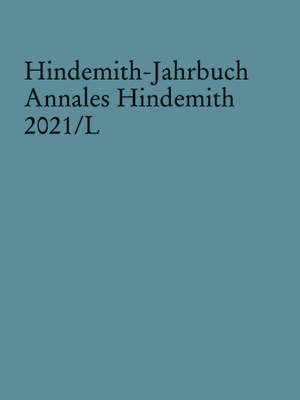 Hindemith-Jahrbuch Vol. 50