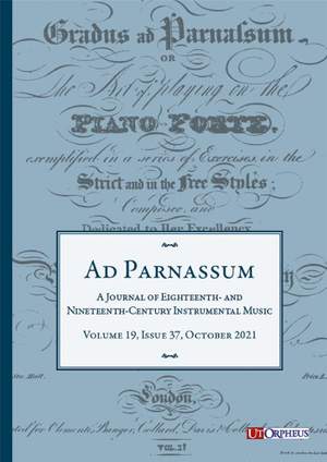 Ad Parnassum - Vol. 19 No. 37
