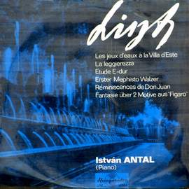 Les jeux d'eaux á la Villa d'Este - La leggierezza - Etude E-dur - Erster Mephisto Walzer - Réminiscences de Don Juan - Fantasie über 2 Motive aus 'figaro'