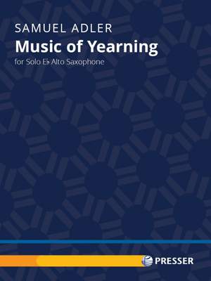 Adler, S: Music of Yearning