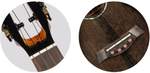 Nighthawk Concert Electro Ukulele - Black Stain Product Image