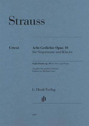 Strauss, R: Acht Gedichte, Op. 10