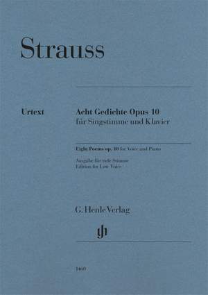 Strauss, R: Acht Gedichte, Op. 10