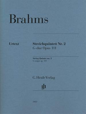 Brahms: String Quintet No. 2 in G major, Op. 111