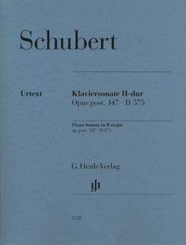 Schubert: Piano Sonata in B major Op. post. 147 D575