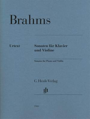 Brahms: Sonatas for Piano and Violin