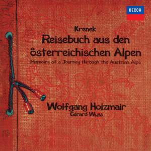 Krenek: Reisebuch aus den österreichischen Alpen; Fiedellieder