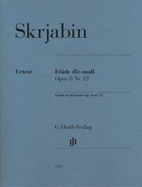 Scriabin, A N: Etude d sharp minor op. 8, Nr. 12