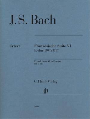 Bach, J S: French Suite VI BWV 817